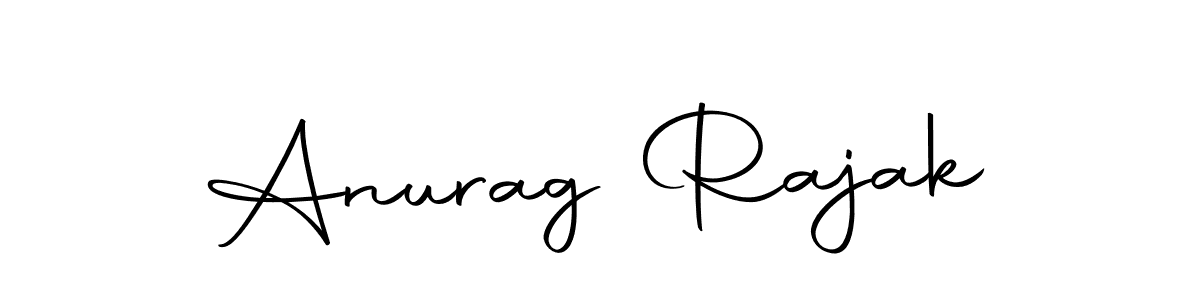 How to make Anurag Rajak name signature. Use Autography-DOLnW style for creating short signs online. This is the latest handwritten sign. Anurag Rajak signature style 10 images and pictures png