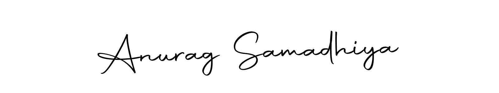 Also we have Anurag Samadhiya name is the best signature style. Create professional handwritten signature collection using Autography-DOLnW autograph style. Anurag Samadhiya signature style 10 images and pictures png