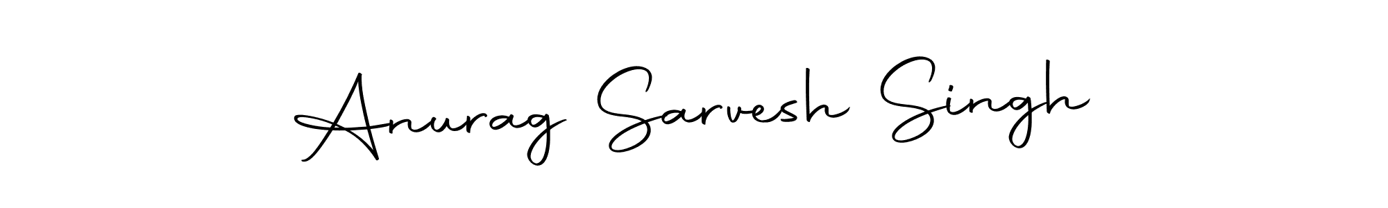 Make a beautiful signature design for name Anurag Sarvesh Singh. Use this online signature maker to create a handwritten signature for free. Anurag Sarvesh Singh signature style 10 images and pictures png