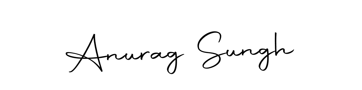 You should practise on your own different ways (Autography-DOLnW) to write your name (Anurag Sungh) in signature. don't let someone else do it for you. Anurag Sungh signature style 10 images and pictures png