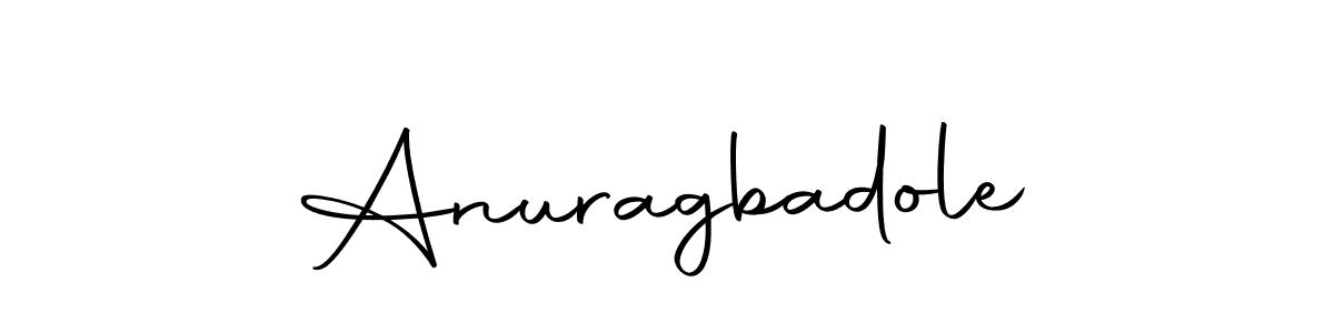 Similarly Autography-DOLnW is the best handwritten signature design. Signature creator online .You can use it as an online autograph creator for name Anuragbadole. Anuragbadole signature style 10 images and pictures png