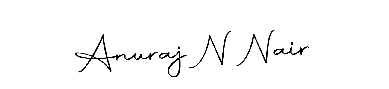 Make a beautiful signature design for name Anuraj N Nair. With this signature (Autography-DOLnW) style, you can create a handwritten signature for free. Anuraj N Nair signature style 10 images and pictures png
