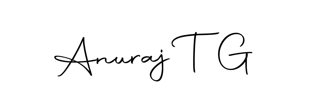 Make a short Anuraj T G signature style. Manage your documents anywhere anytime using Autography-DOLnW. Create and add eSignatures, submit forms, share and send files easily. Anuraj T G signature style 10 images and pictures png