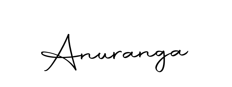 Create a beautiful signature design for name Anuranga. With this signature (Autography-DOLnW) fonts, you can make a handwritten signature for free. Anuranga signature style 10 images and pictures png