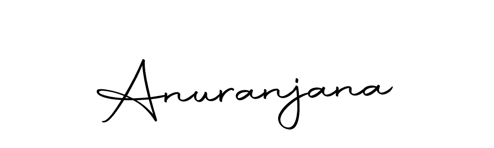Use a signature maker to create a handwritten signature online. With this signature software, you can design (Autography-DOLnW) your own signature for name Anuranjana. Anuranjana signature style 10 images and pictures png