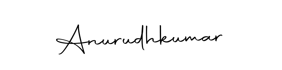 Make a beautiful signature design for name Anurudhkumar. With this signature (Autography-DOLnW) style, you can create a handwritten signature for free. Anurudhkumar signature style 10 images and pictures png
