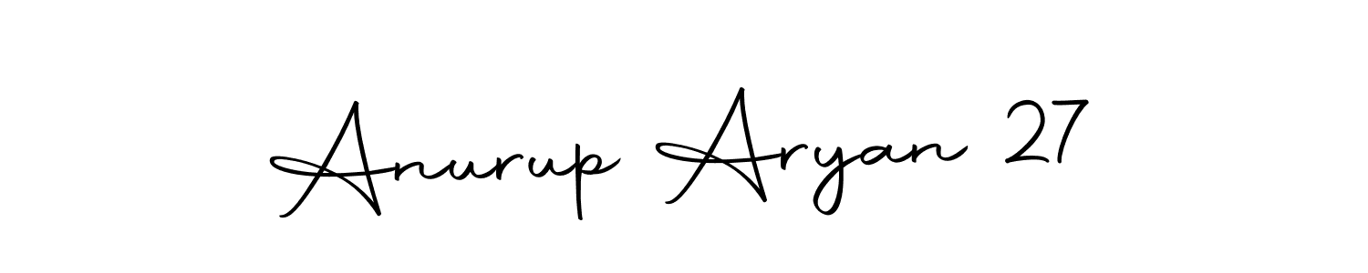 Use a signature maker to create a handwritten signature online. With this signature software, you can design (Autography-DOLnW) your own signature for name Anurup Aryan 27. Anurup Aryan 27 signature style 10 images and pictures png