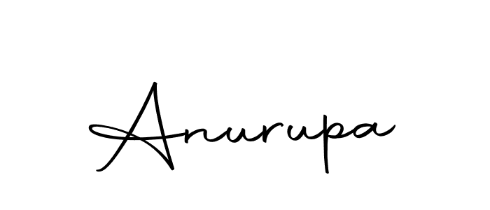 Use a signature maker to create a handwritten signature online. With this signature software, you can design (Autography-DOLnW) your own signature for name Anurupa. Anurupa signature style 10 images and pictures png