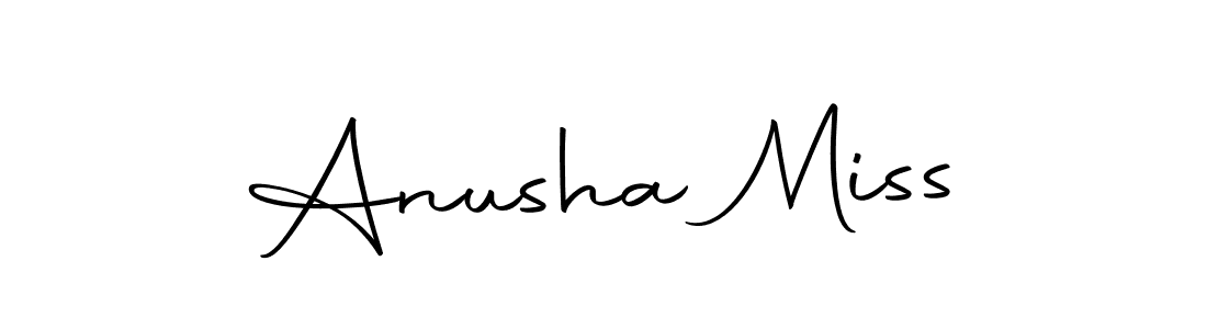 Create a beautiful signature design for name Anusha Miss. With this signature (Autography-DOLnW) fonts, you can make a handwritten signature for free. Anusha Miss signature style 10 images and pictures png