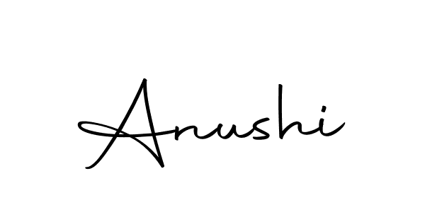 Use a signature maker to create a handwritten signature online. With this signature software, you can design (Autography-DOLnW) your own signature for name Anushi. Anushi signature style 10 images and pictures png
