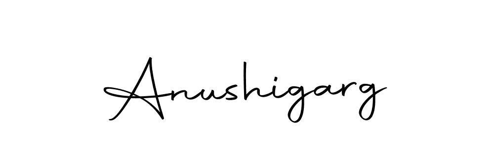 Design your own signature with our free online signature maker. With this signature software, you can create a handwritten (Autography-DOLnW) signature for name Anushigarg. Anushigarg signature style 10 images and pictures png