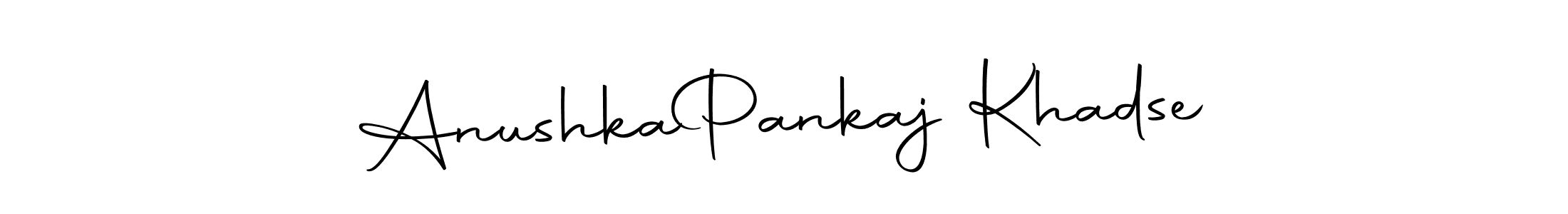 Make a beautiful signature design for name Anushka  Pankaj Khadse. With this signature (Autography-DOLnW) style, you can create a handwritten signature for free. Anushka  Pankaj Khadse signature style 10 images and pictures png