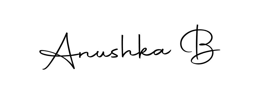 Also we have Anushka B name is the best signature style. Create professional handwritten signature collection using Autography-DOLnW autograph style. Anushka B signature style 10 images and pictures png