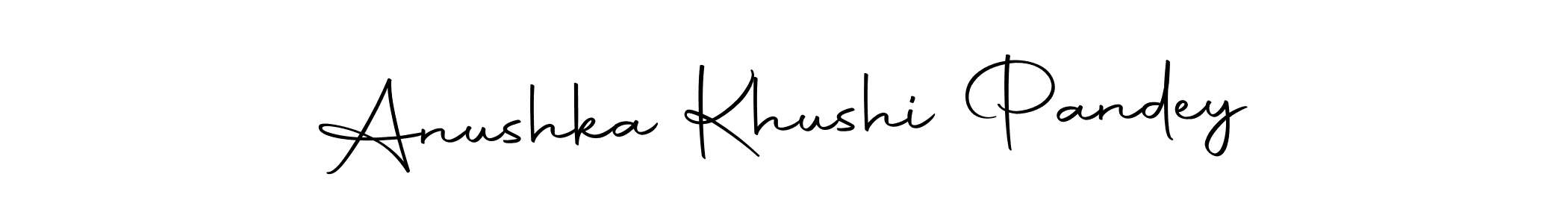 Design your own signature with our free online signature maker. With this signature software, you can create a handwritten (Autography-DOLnW) signature for name Anushka Khushi Pandey. Anushka Khushi Pandey signature style 10 images and pictures png