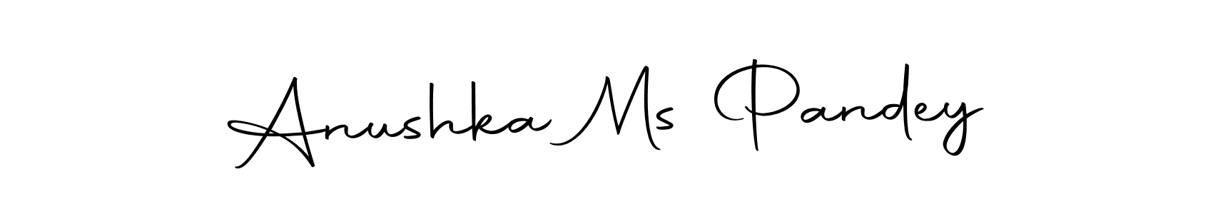 Use a signature maker to create a handwritten signature online. With this signature software, you can design (Autography-DOLnW) your own signature for name Anushka Ms Pandey. Anushka Ms Pandey signature style 10 images and pictures png