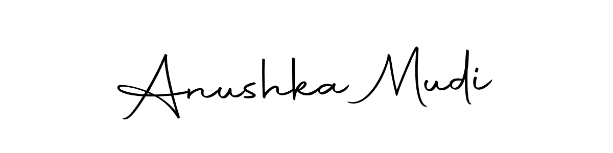 You should practise on your own different ways (Autography-DOLnW) to write your name (Anushka Mudi) in signature. don't let someone else do it for you. Anushka Mudi signature style 10 images and pictures png