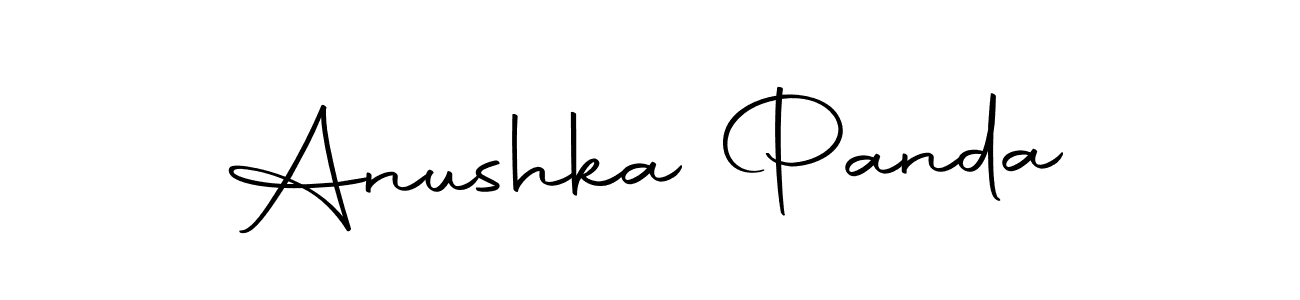 How to make Anushka Panda name signature. Use Autography-DOLnW style for creating short signs online. This is the latest handwritten sign. Anushka Panda signature style 10 images and pictures png