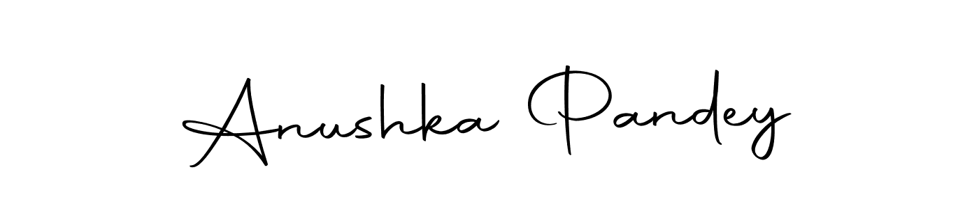 Anushka Pandey stylish signature style. Best Handwritten Sign (Autography-DOLnW) for my name. Handwritten Signature Collection Ideas for my name Anushka Pandey. Anushka Pandey signature style 10 images and pictures png