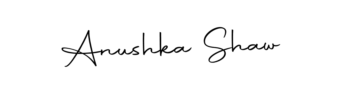 Use a signature maker to create a handwritten signature online. With this signature software, you can design (Autography-DOLnW) your own signature for name Anushka Shaw. Anushka Shaw signature style 10 images and pictures png