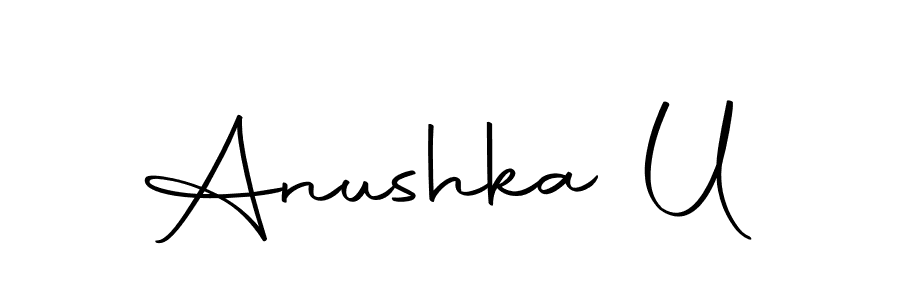 You can use this online signature creator to create a handwritten signature for the name Anushka U. This is the best online autograph maker. Anushka U signature style 10 images and pictures png