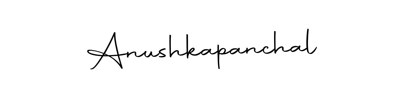 Make a beautiful signature design for name Anushkapanchal. Use this online signature maker to create a handwritten signature for free. Anushkapanchal signature style 10 images and pictures png