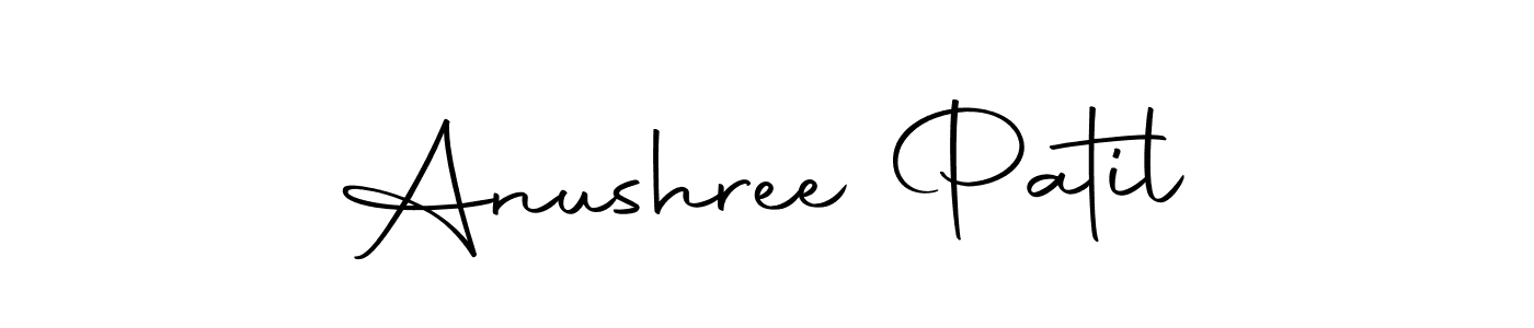 Make a beautiful signature design for name Anushree Patil. With this signature (Autography-DOLnW) style, you can create a handwritten signature for free. Anushree Patil signature style 10 images and pictures png