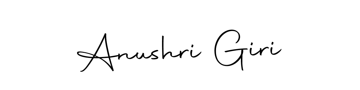 Anushri Giri stylish signature style. Best Handwritten Sign (Autography-DOLnW) for my name. Handwritten Signature Collection Ideas for my name Anushri Giri. Anushri Giri signature style 10 images and pictures png