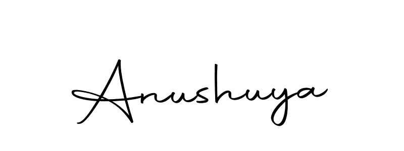 Anushuya stylish signature style. Best Handwritten Sign (Autography-DOLnW) for my name. Handwritten Signature Collection Ideas for my name Anushuya. Anushuya signature style 10 images and pictures png