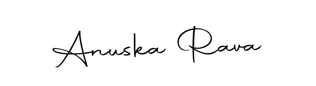 How to make Anuska Rava signature? Autography-DOLnW is a professional autograph style. Create handwritten signature for Anuska Rava name. Anuska Rava signature style 10 images and pictures png