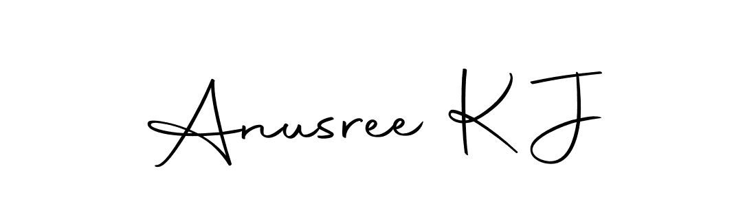 You can use this online signature creator to create a handwritten signature for the name Anusree K J. This is the best online autograph maker. Anusree K J signature style 10 images and pictures png