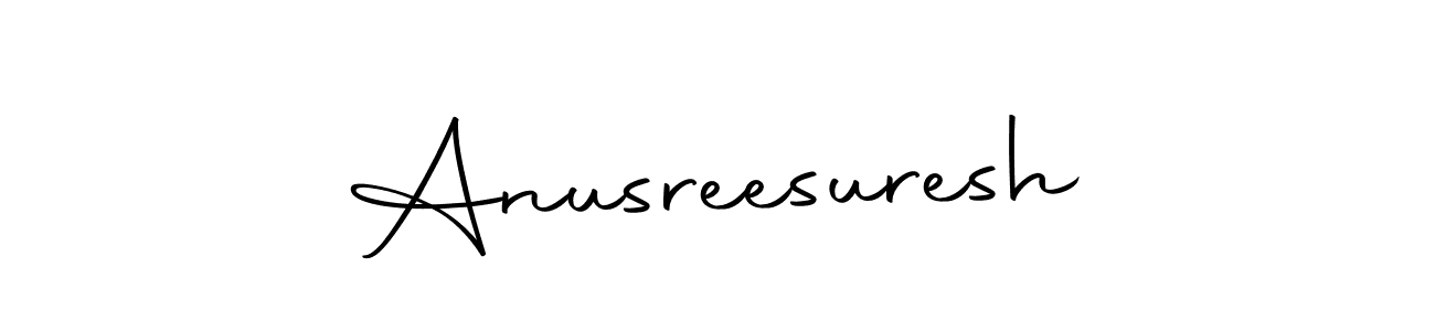 Design your own signature with our free online signature maker. With this signature software, you can create a handwritten (Autography-DOLnW) signature for name Anusreesuresh. Anusreesuresh signature style 10 images and pictures png