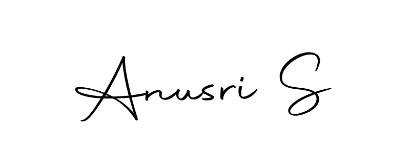 Anusri S stylish signature style. Best Handwritten Sign (Autography-DOLnW) for my name. Handwritten Signature Collection Ideas for my name Anusri S. Anusri S signature style 10 images and pictures png