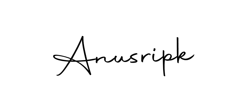 Make a beautiful signature design for name Anusripk. Use this online signature maker to create a handwritten signature for free. Anusripk signature style 10 images and pictures png