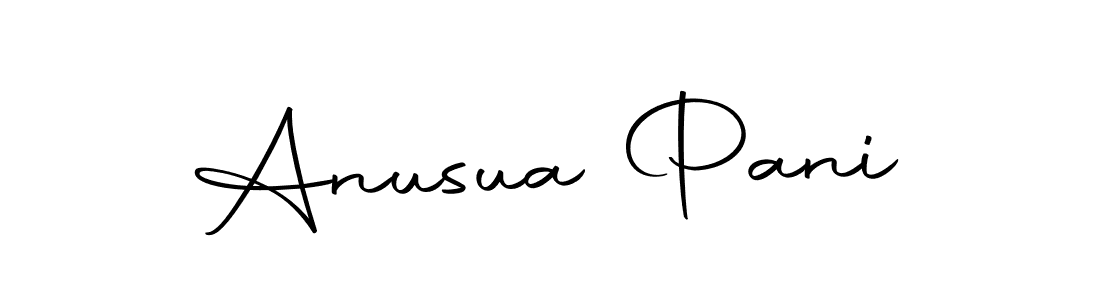 Create a beautiful signature design for name Anusua Pani. With this signature (Autography-DOLnW) fonts, you can make a handwritten signature for free. Anusua Pani signature style 10 images and pictures png