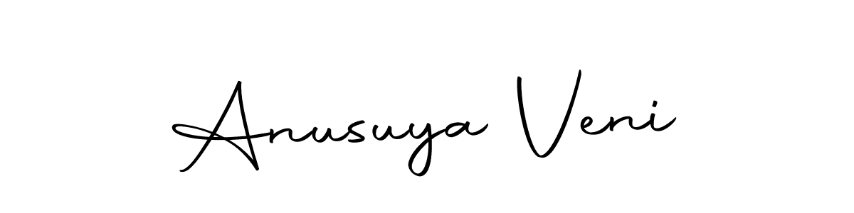 The best way (Autography-DOLnW) to make a short signature is to pick only two or three words in your name. The name Anusuya Veni include a total of six letters. For converting this name. Anusuya Veni signature style 10 images and pictures png