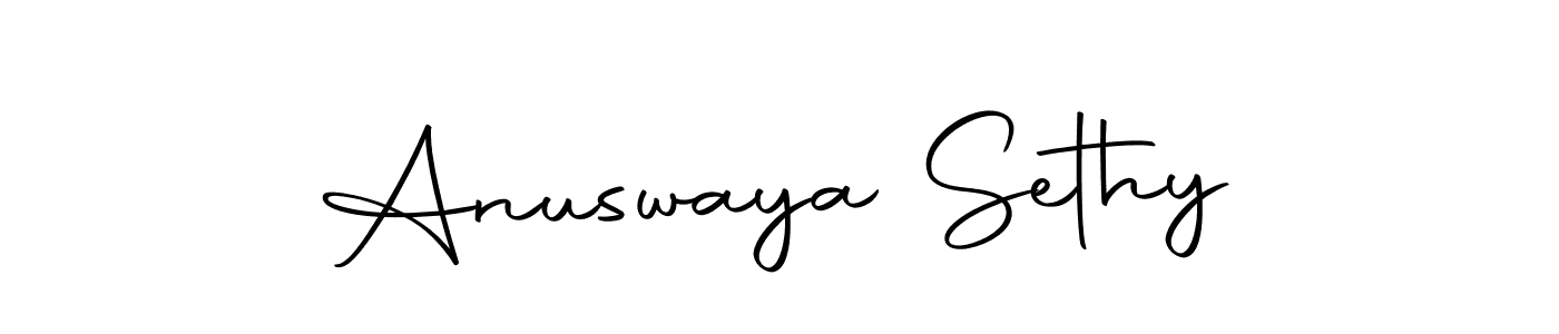Make a beautiful signature design for name Anuswaya Sethy. With this signature (Autography-DOLnW) style, you can create a handwritten signature for free. Anuswaya Sethy signature style 10 images and pictures png