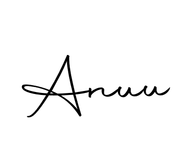 Use a signature maker to create a handwritten signature online. With this signature software, you can design (Autography-DOLnW) your own signature for name Anuu. Anuu signature style 10 images and pictures png