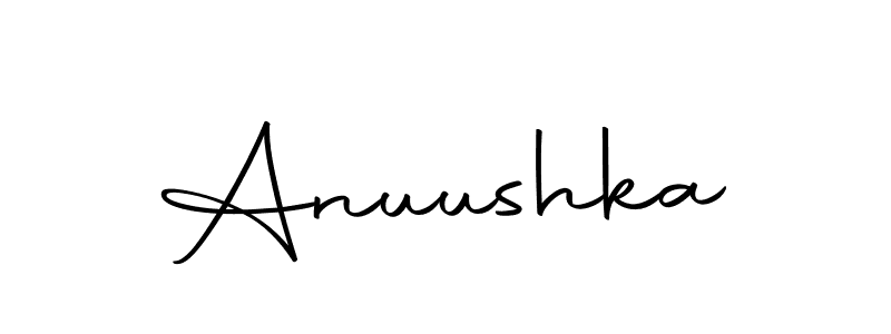 Create a beautiful signature design for name Anuushka. With this signature (Autography-DOLnW) fonts, you can make a handwritten signature for free. Anuushka signature style 10 images and pictures png