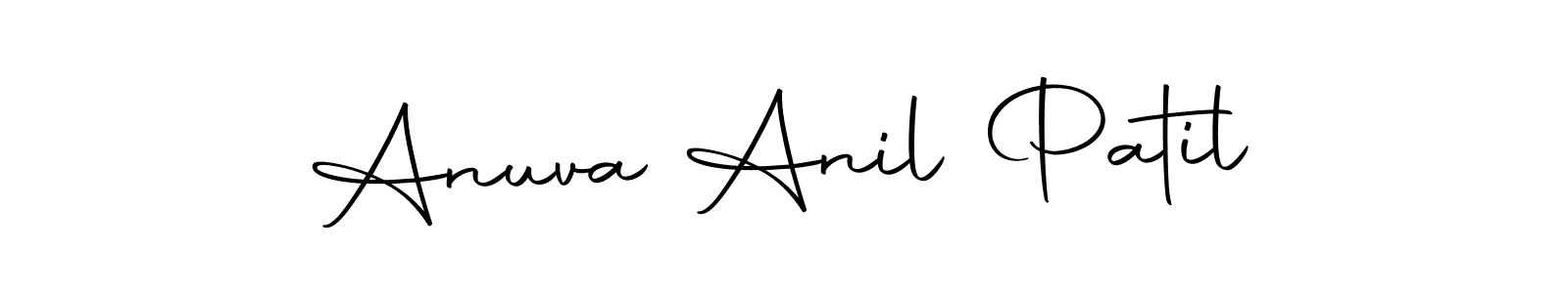 Use a signature maker to create a handwritten signature online. With this signature software, you can design (Autography-DOLnW) your own signature for name Anuva Anil Patil. Anuva Anil Patil signature style 10 images and pictures png