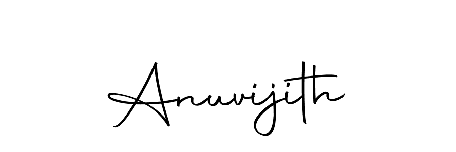 How to make Anuvijith signature? Autography-DOLnW is a professional autograph style. Create handwritten signature for Anuvijith name. Anuvijith signature style 10 images and pictures png