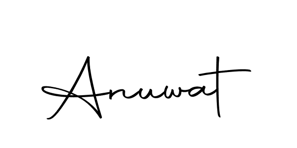 Anuwat stylish signature style. Best Handwritten Sign (Autography-DOLnW) for my name. Handwritten Signature Collection Ideas for my name Anuwat. Anuwat signature style 10 images and pictures png