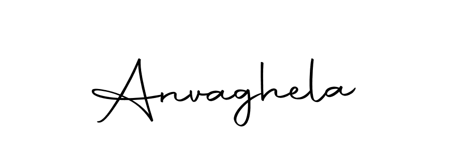 You should practise on your own different ways (Autography-DOLnW) to write your name (Anvaghela) in signature. don't let someone else do it for you. Anvaghela signature style 10 images and pictures png
