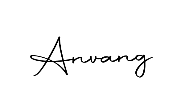 Design your own signature with our free online signature maker. With this signature software, you can create a handwritten (Autography-DOLnW) signature for name Anvang. Anvang signature style 10 images and pictures png