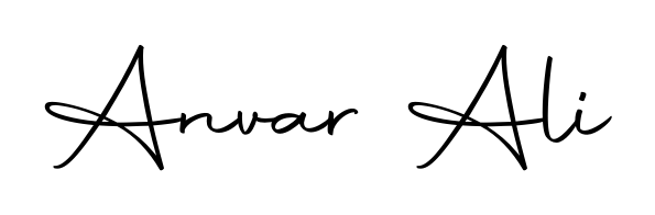 The best way (Autography-DOLnW) to make a short signature is to pick only two or three words in your name. For converting this name Anvar Ali. Anvar Ali signature style 10 images and pictures png