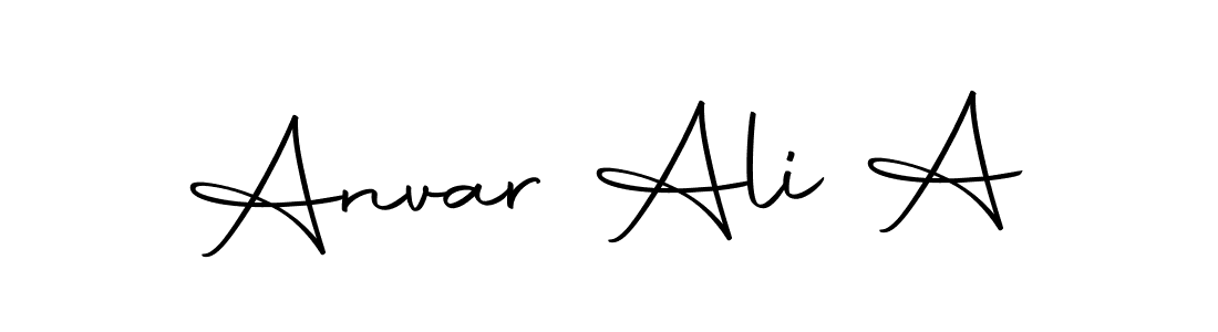 How to make Anvar Ali A signature? Autography-DOLnW is a professional autograph style. Create handwritten signature for Anvar Ali A name. Anvar Ali A signature style 10 images and pictures png