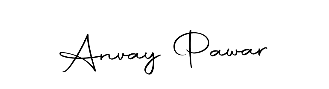 Create a beautiful signature design for name Anvay Pawar. With this signature (Autography-DOLnW) fonts, you can make a handwritten signature for free. Anvay Pawar signature style 10 images and pictures png