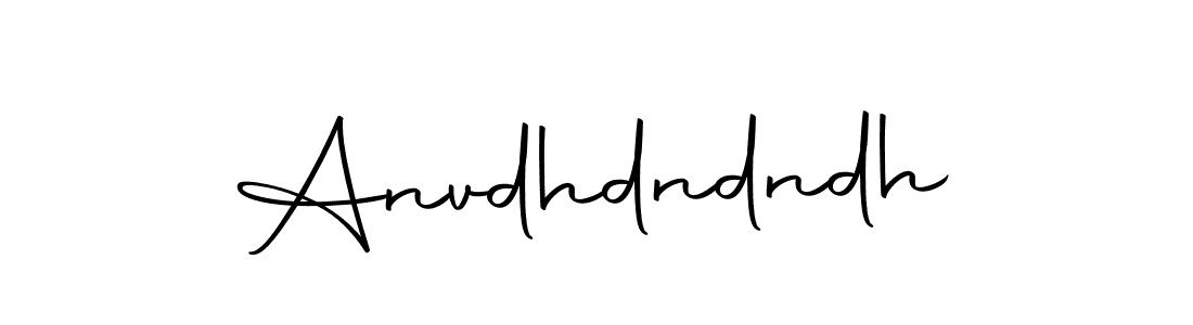 Design your own signature with our free online signature maker. With this signature software, you can create a handwritten (Autography-DOLnW) signature for name Anvdhdndndh. Anvdhdndndh signature style 10 images and pictures png