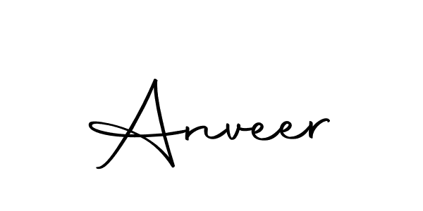 Anveer stylish signature style. Best Handwritten Sign (Autography-DOLnW) for my name. Handwritten Signature Collection Ideas for my name Anveer. Anveer signature style 10 images and pictures png