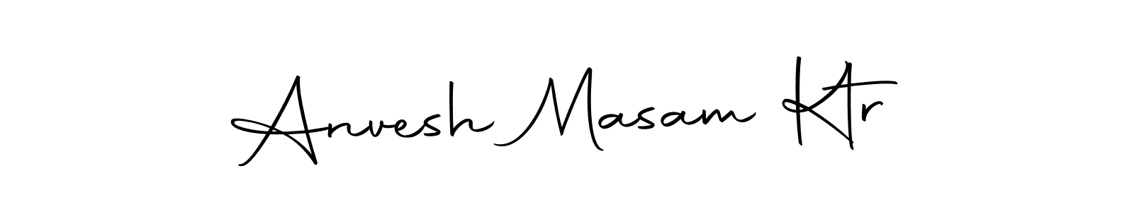 Create a beautiful signature design for name Anvesh Masam Ktr. With this signature (Autography-DOLnW) fonts, you can make a handwritten signature for free. Anvesh Masam Ktr signature style 10 images and pictures png