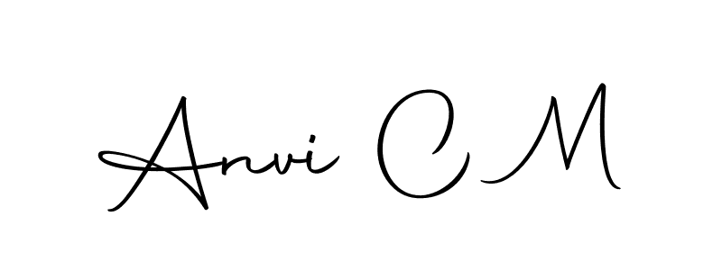This is the best signature style for the Anvi C M name. Also you like these signature font (Autography-DOLnW). Mix name signature. Anvi C M signature style 10 images and pictures png